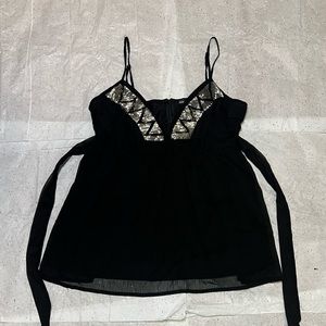 Black Vintage Wet Seal Tank Top